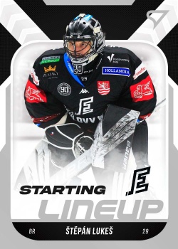 Stepan Lukes Karlovy Vary Tipsport ELH 2022/23 SportZoo 2. serie Starting LINEUP #SL-67